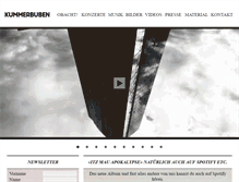 Tablet Screenshot of kummerbuben.com